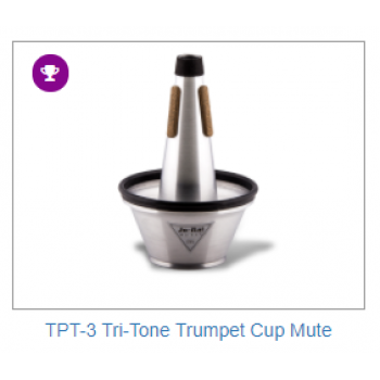 Trmpet Mutes - TPT-3 Tri-Tone Trumpet Cup Mute